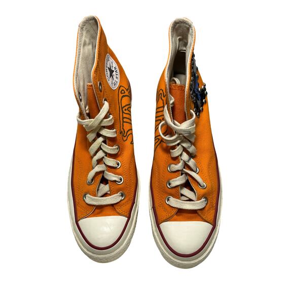 Converse Chuck 70 Come Tees Star Light Path Orange High Tops Men’s 8 Women’s 10 - Picture 7 of 9
